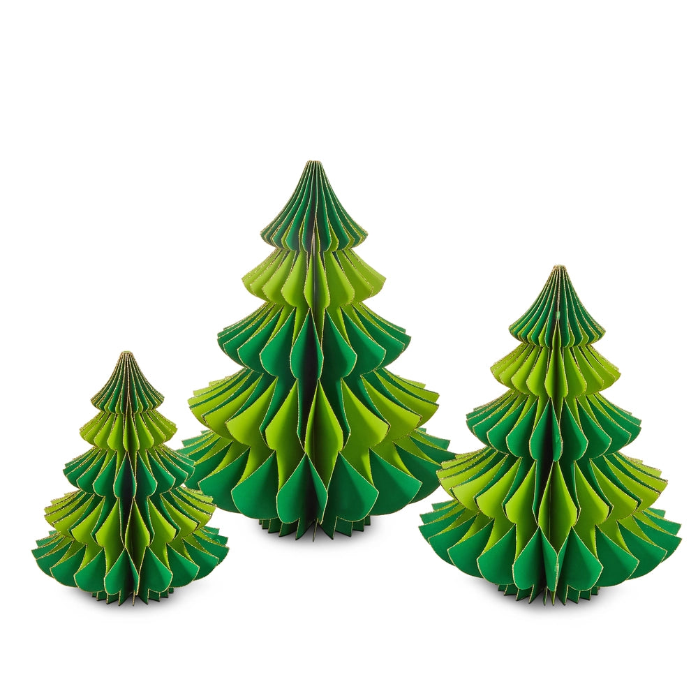 Dual Color Retro Honeycomb Trees