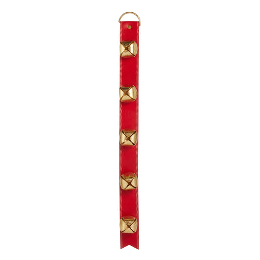 31" Red Sleigh Bell Strap
