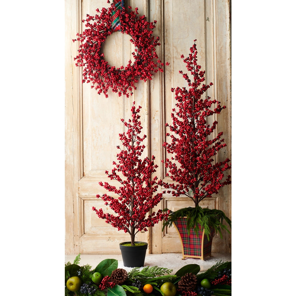 36" Red Berry Tree