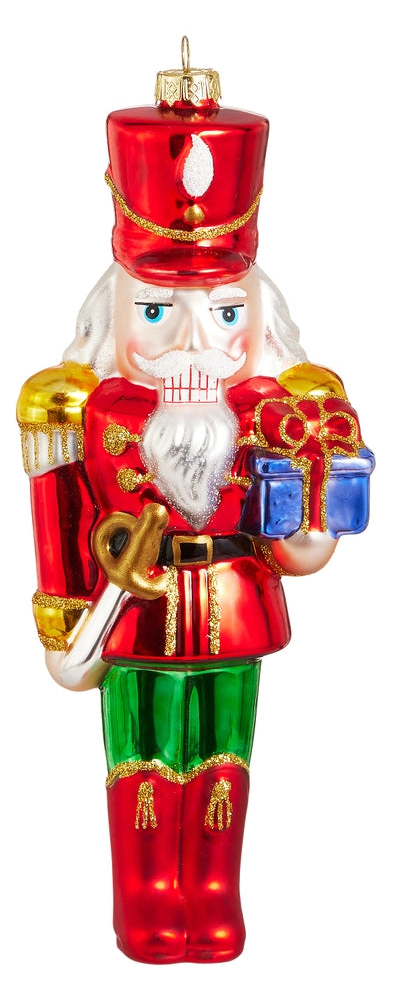8.25" Traditional Nutcracker Ornament