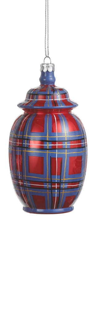 Dressed in Plaid Chinoiserie Ornament 3 Styles