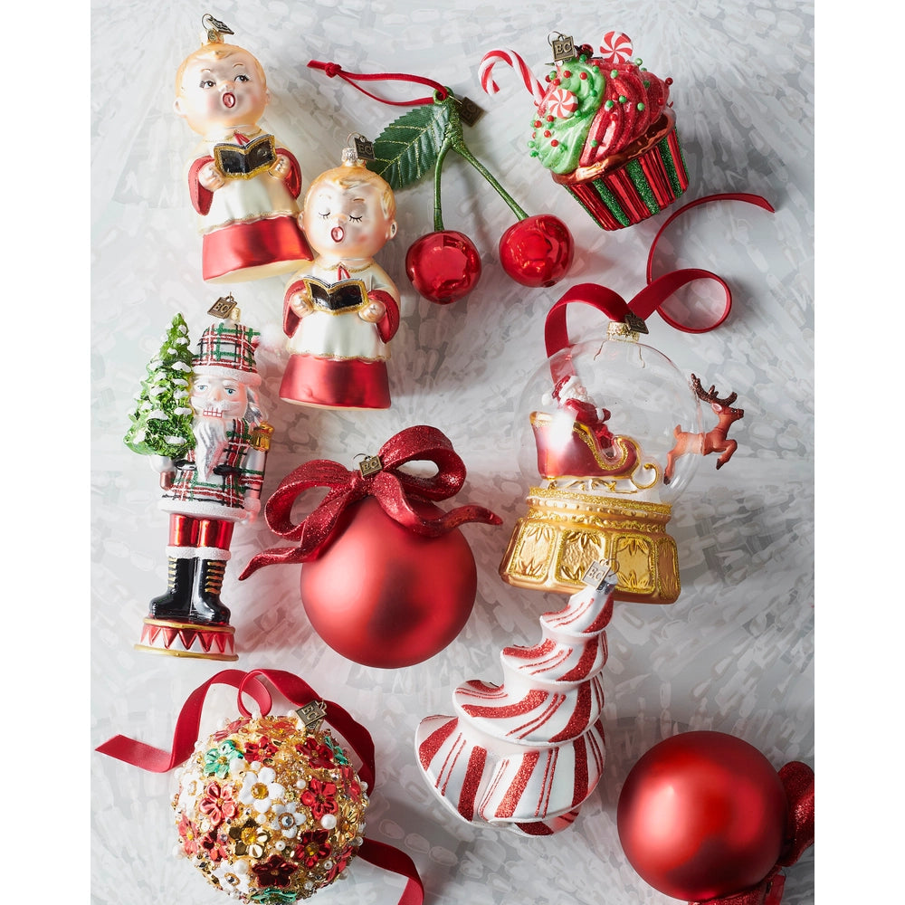 EC 7" Plaid Nutcracker Ornament