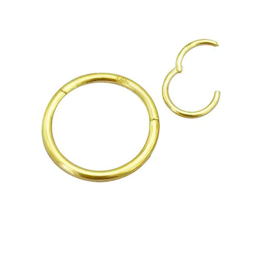 LINNY CO- Huggie Earrings - Infinity Hoop Ava Gold 8mm