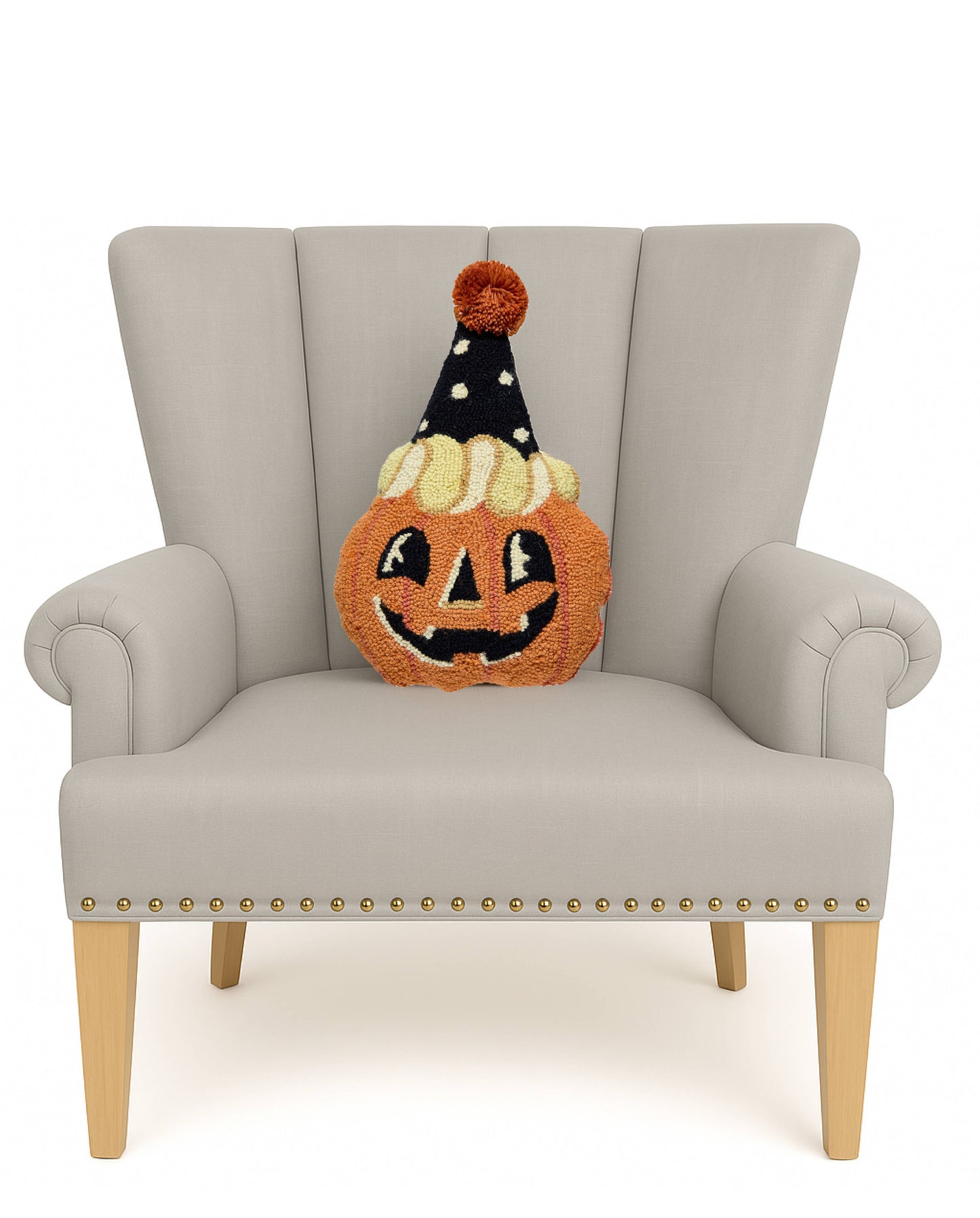 Shaped Retro Pumpkin Hook Pillow