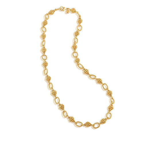 Berry Bead Chain, 24" - Gold