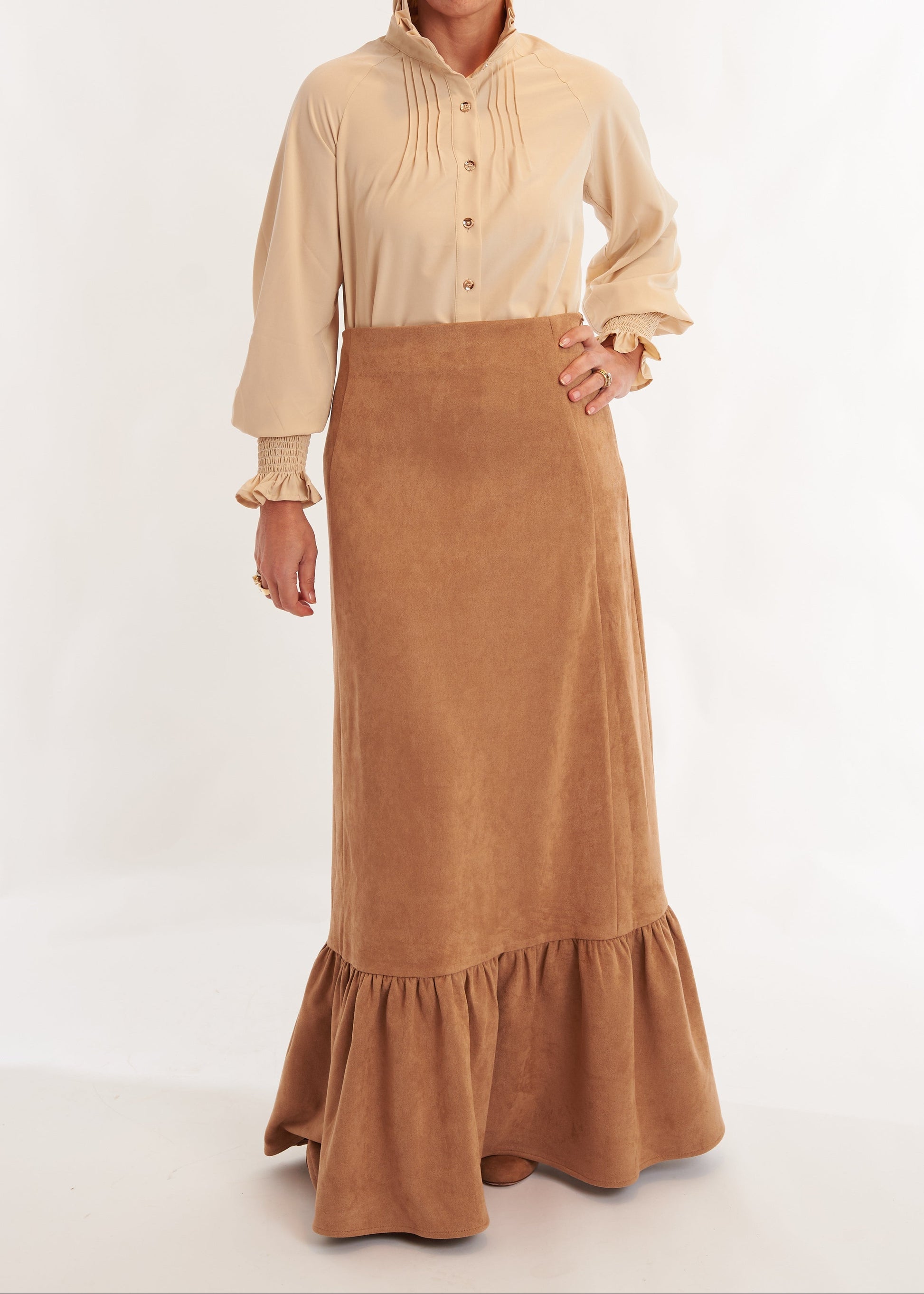 Hostess Skirt - Cinnamon