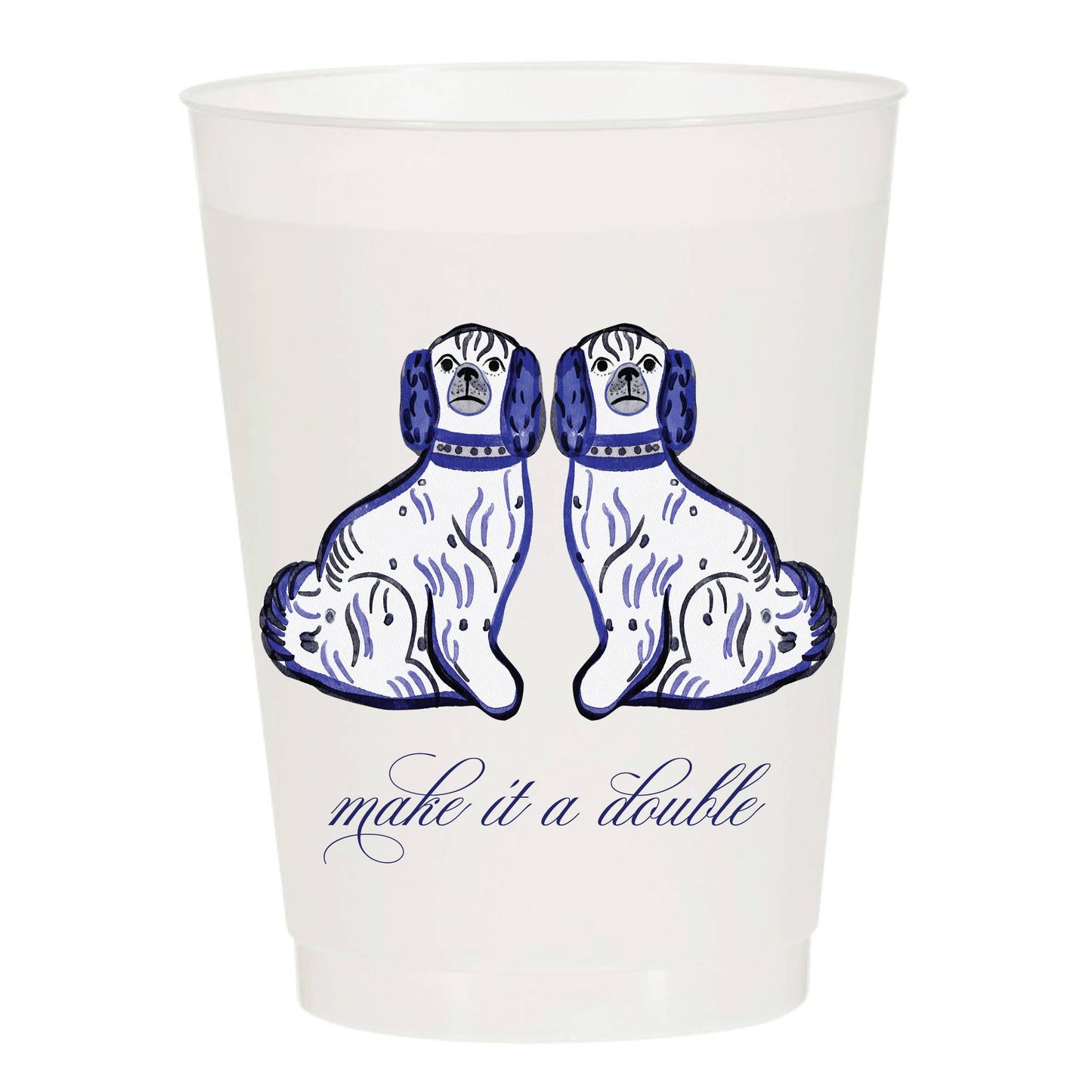 Sip Hip Hooray - Make It A Double Frosted Cups: Pack of 10
