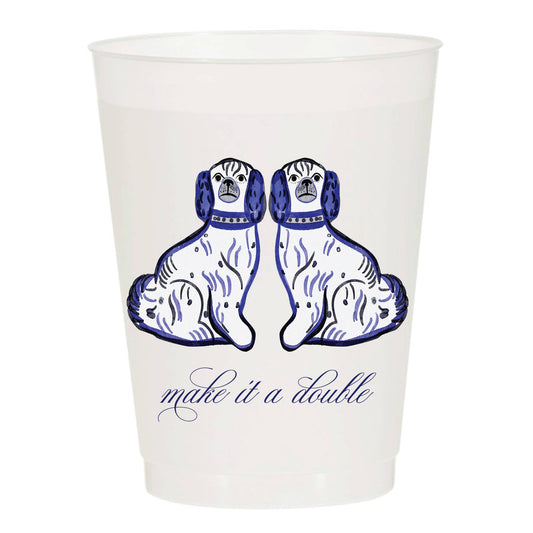 Sip Hip Hooray - Make It A Double Frosted Cups: Pack of 10