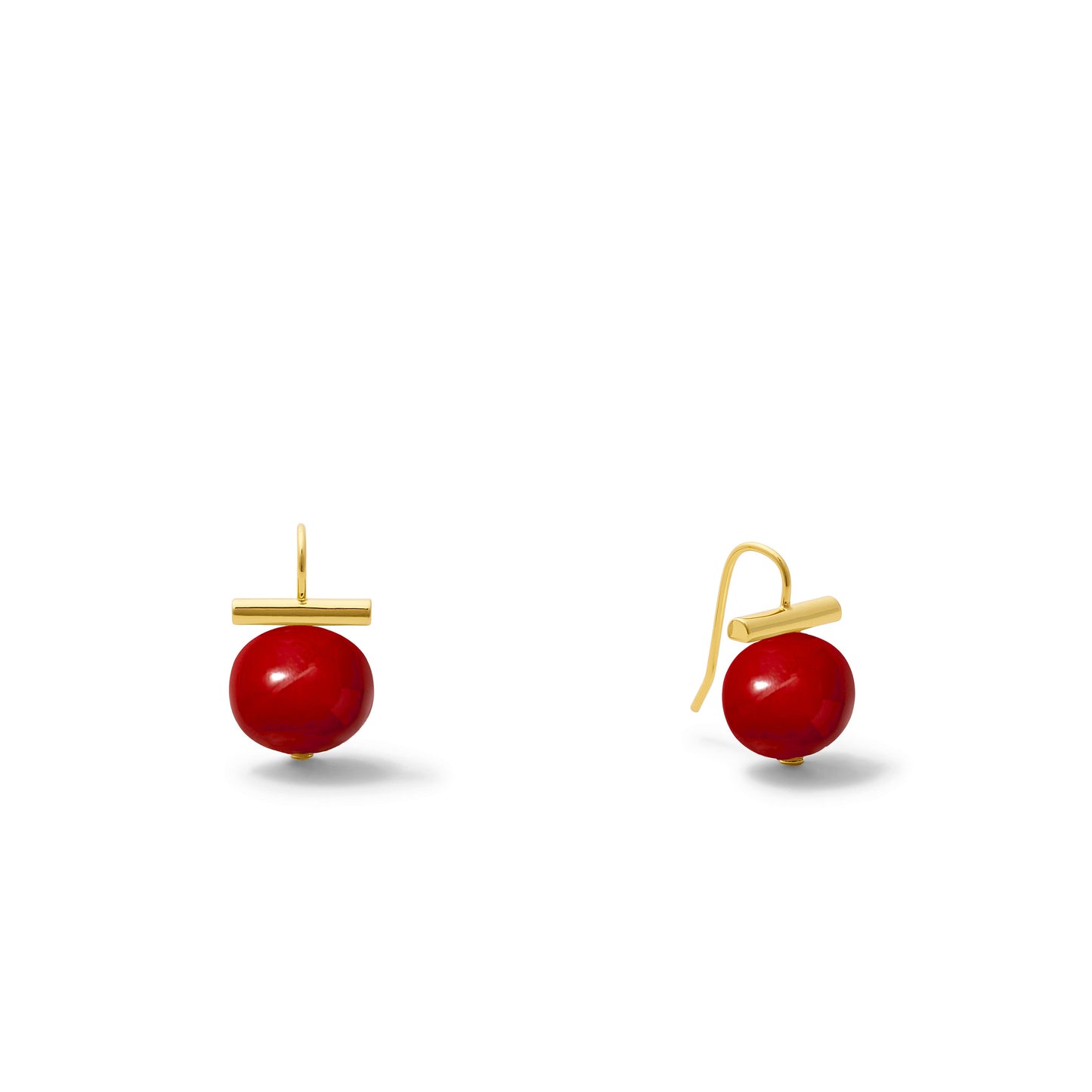 Petite + Sweet Pebble Pearls Oxblood