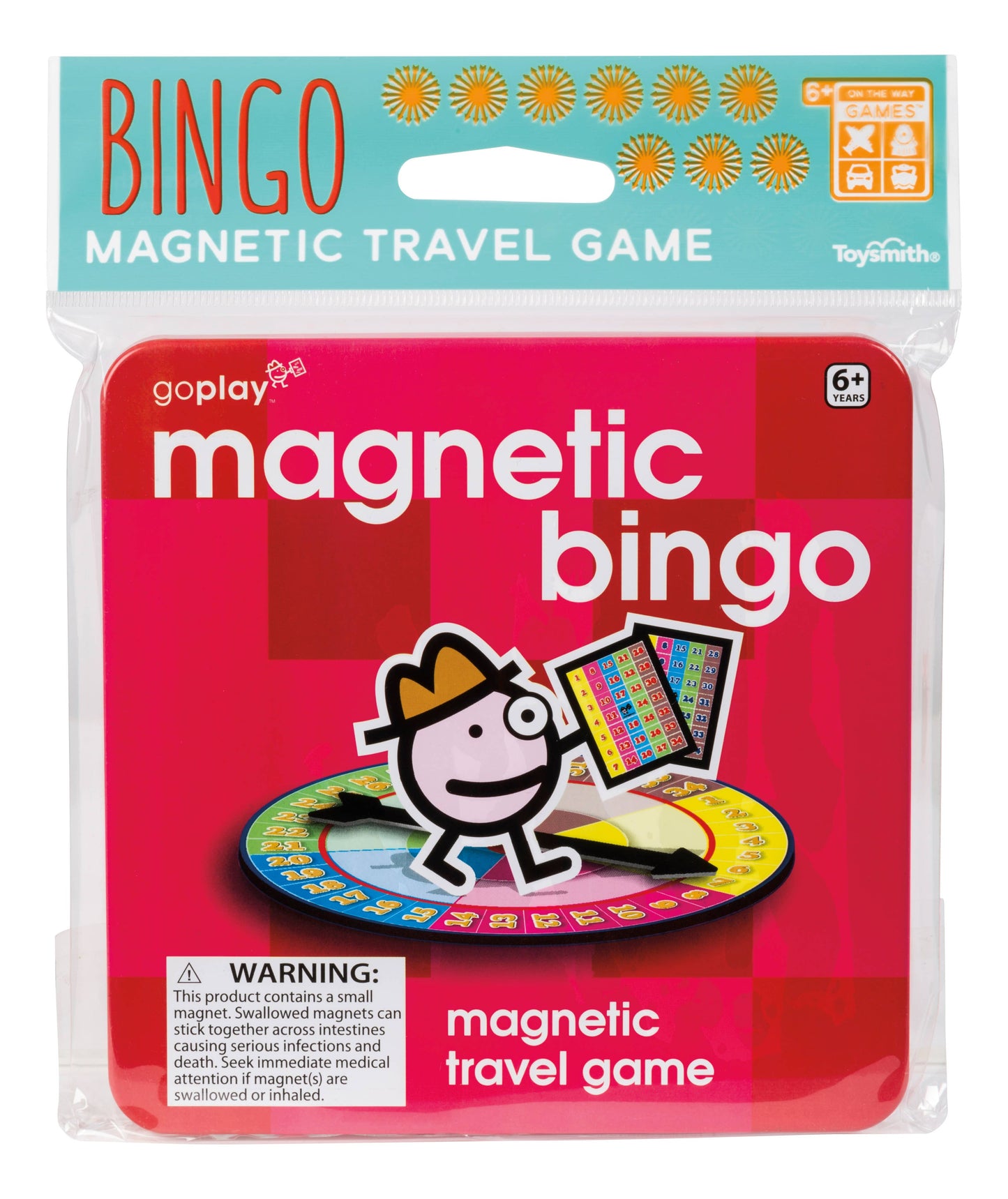 On the Way Games Magnetic Travel Games, 6 Games, 24/Display