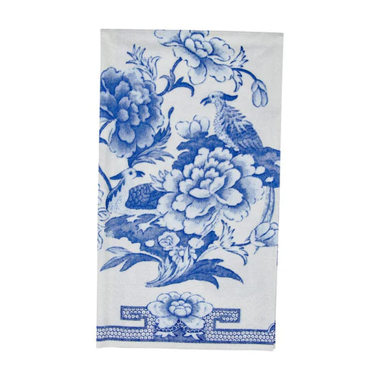 Caspari Guest Napkin/ Blue & White