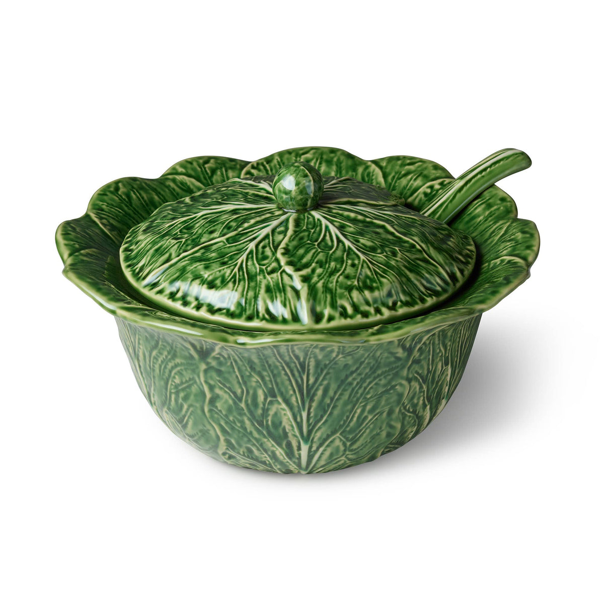 Certified International - Le Jardin Cabbage 3-D Tureen with Ladle