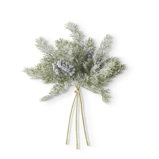 13.5 Inch Cedar w/Berries Bundle (3 Stem)