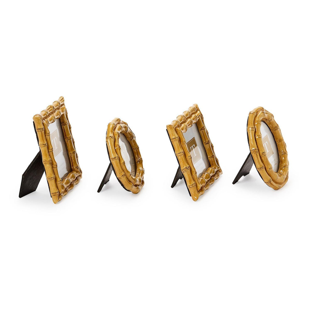 Blonde Faux Bamboo Mini Photo Frames