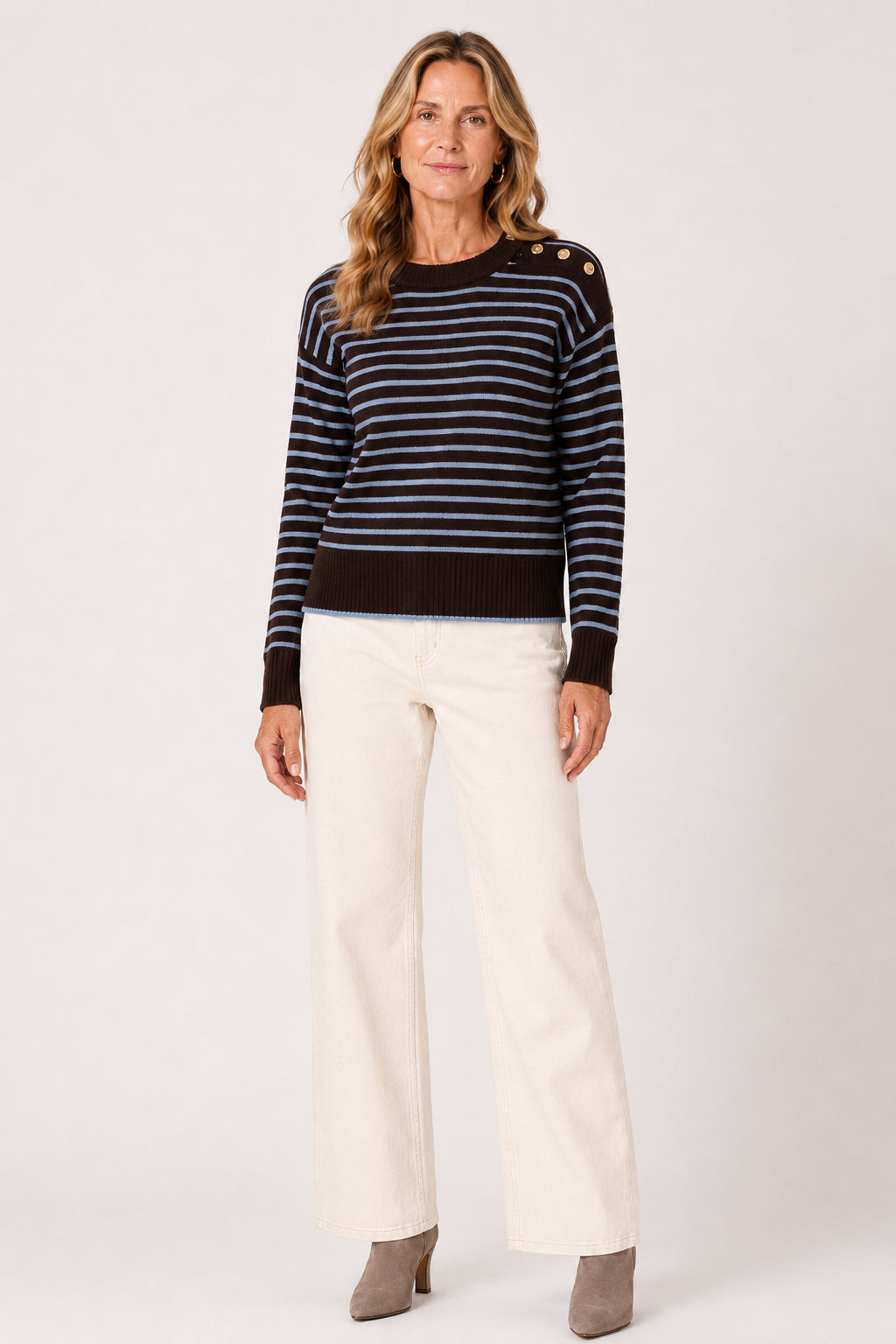 The Abigail Sweater | Cocoa and Sky
