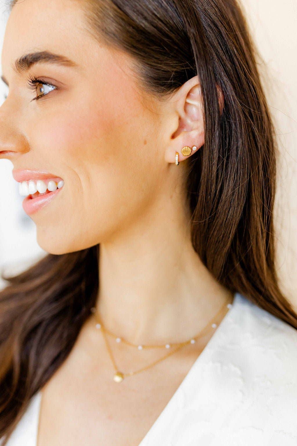 LINNY CO - Screwback Stud Earrings - Marina