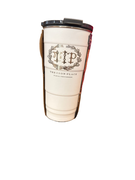 Iron Place Pirani 26 ounce Insulated Tumbler White