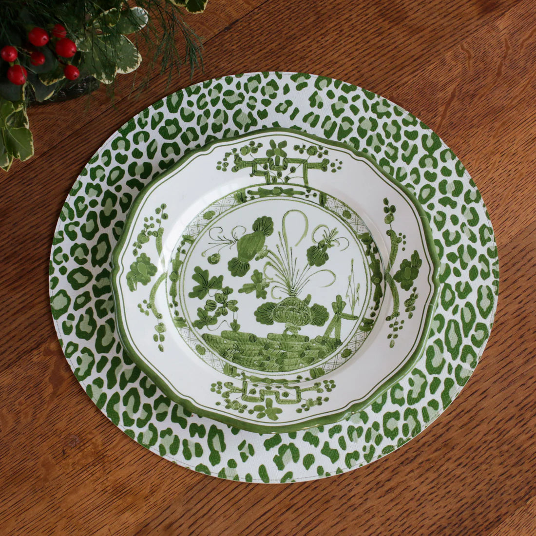 Vida Faenza 9” Salad Plate (Set of 4)Green