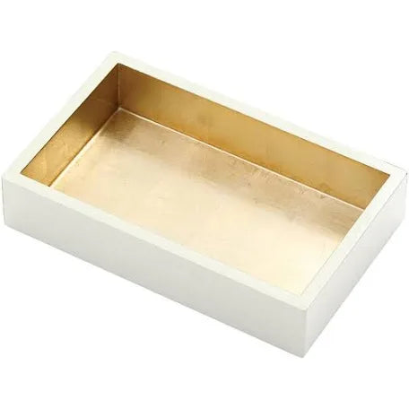 Lacquer Guest Towel Holder Ivory