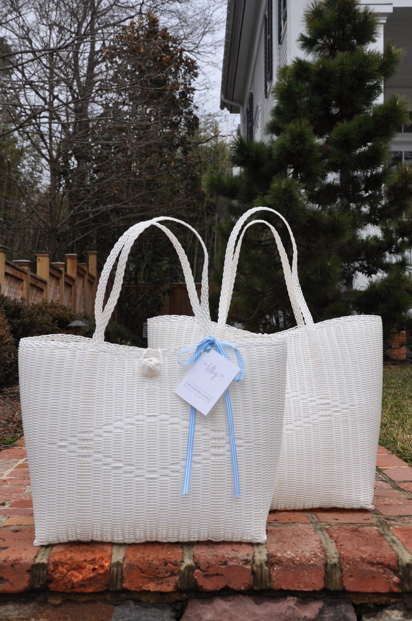 Lilly Bag Medium White Tote
