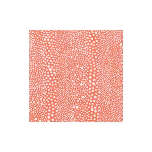 Caspari Cocktail Napkin/ Pebble Coral