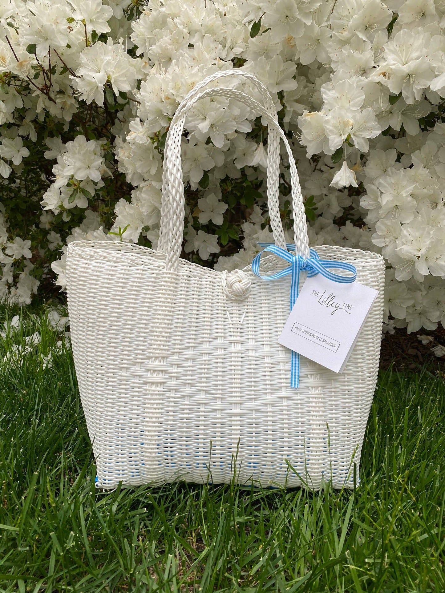 Small, Solid in White Tote