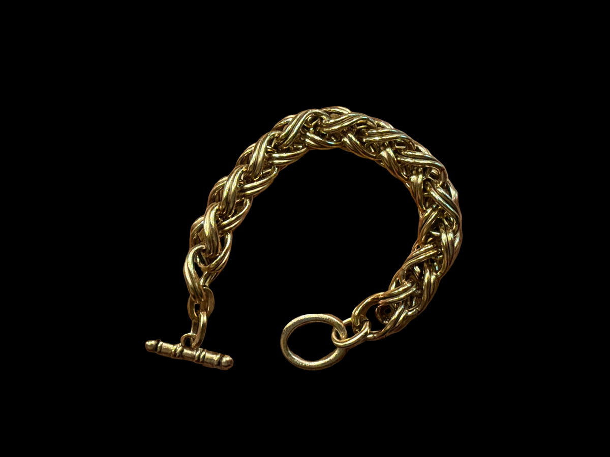 Double Rollo Chain Bracelet