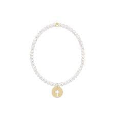 Egirl Classic Pearl 3mm Blessed Gold Disc