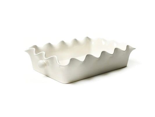 Signature Ruffle 14 Casserole Dish- Coton Colors