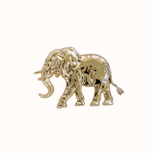 The Gabby Elephant Buckle | Gold | 3cm