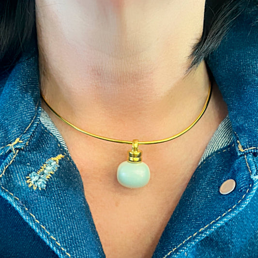 Muffy Pearl Collar Necklace