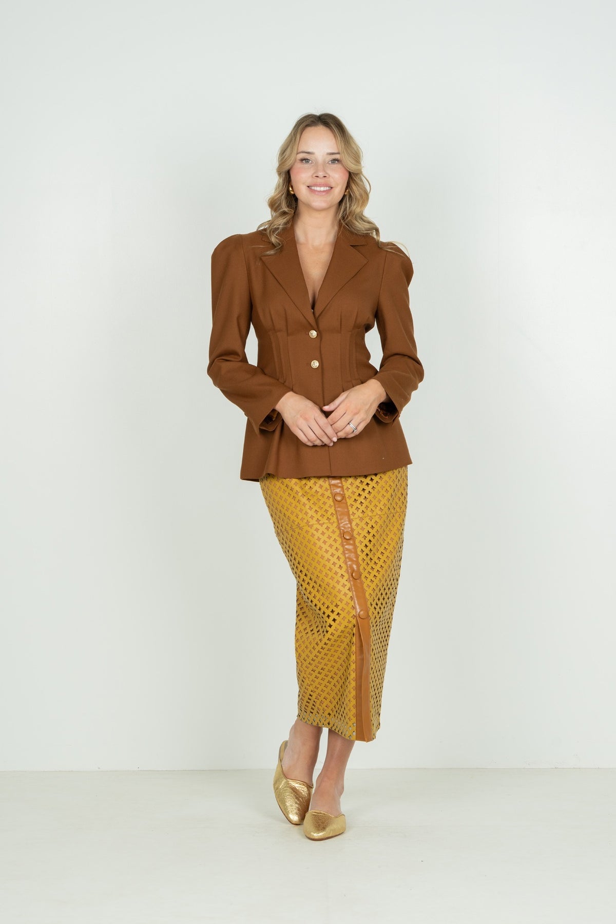 Stella Blazer - Pecan