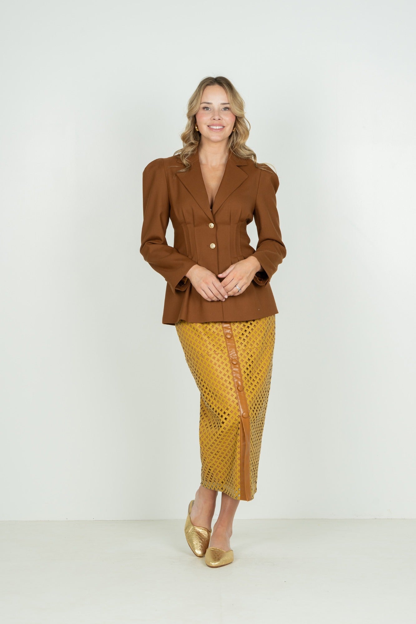 Stella Blazer - Pecan