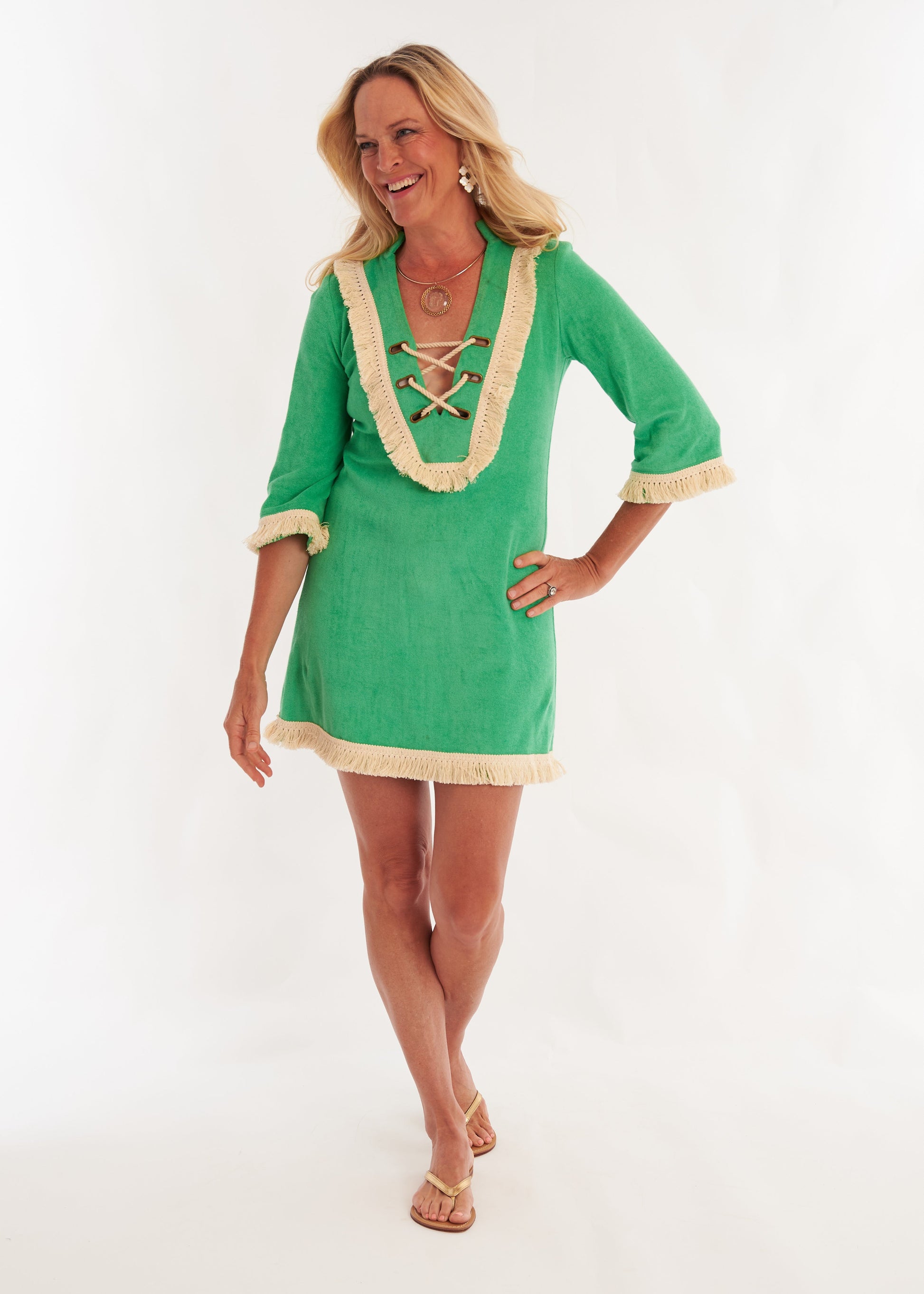 Portside Dress - Green