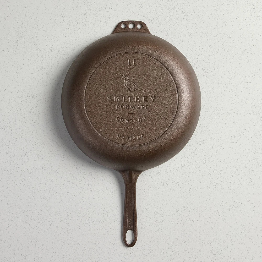 Smithey No.11 Deep Skillet w/ Glass Lid