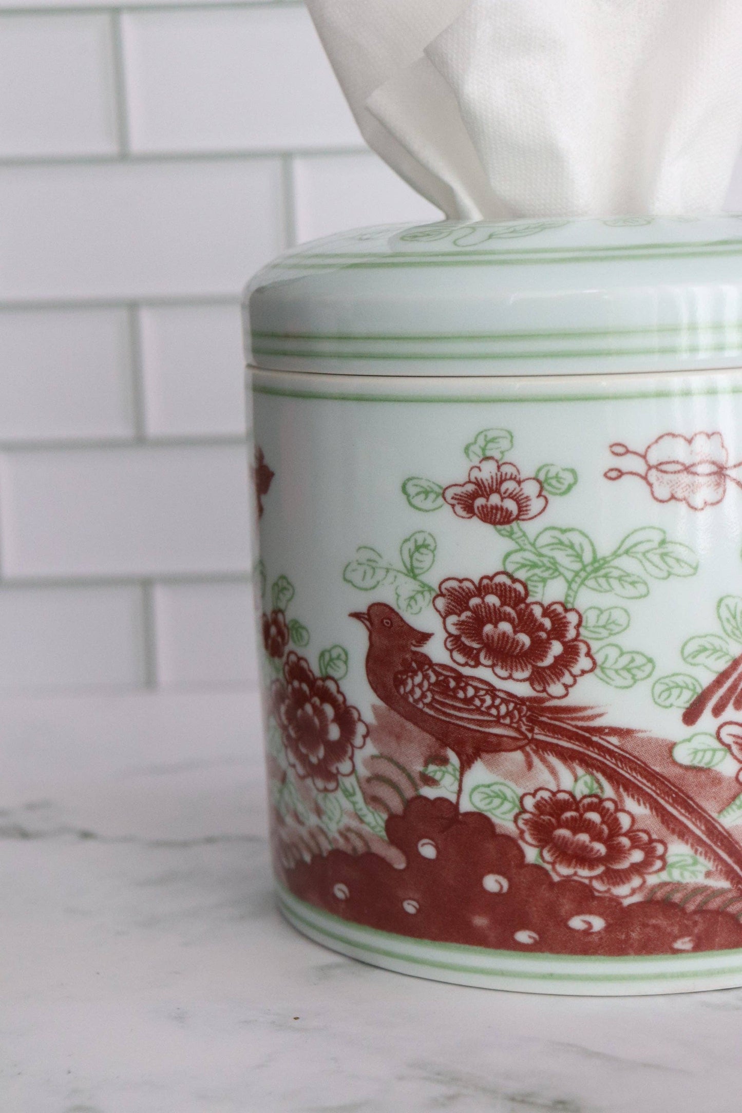 The Robin Tissue Box Holder