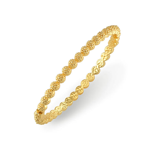 Berry Eternity Petite Hinged Bangle (S/M Gold)