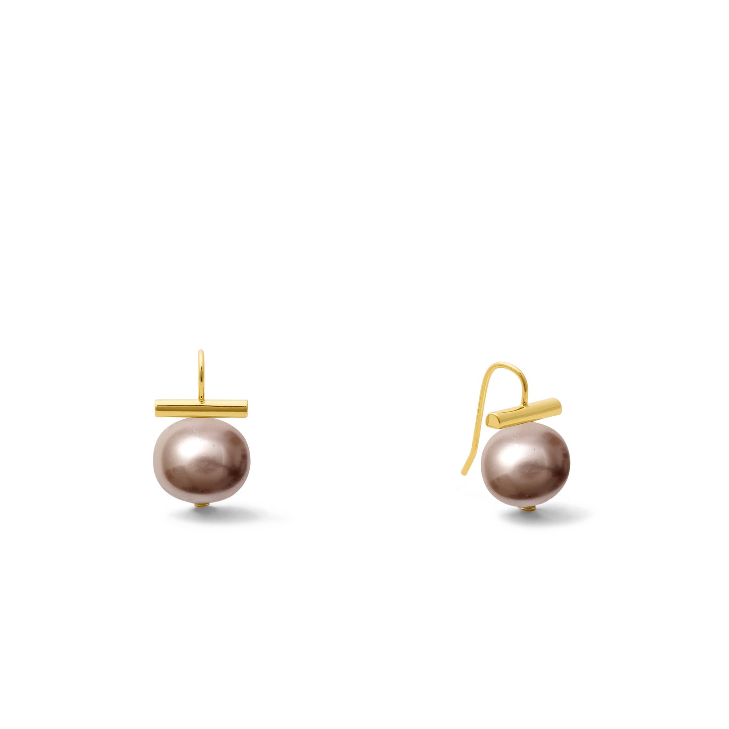 Petite + Sweet Pebble Pearls Oxblood