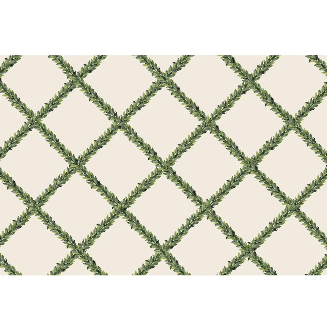 Hester & Cook Seasonal Placemats Laurel Lattice | Rectangle 18 Pack