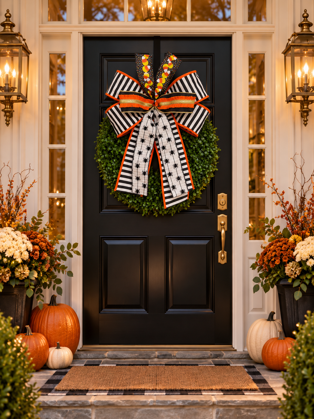 Festive Halloween Bows in 3 Styles