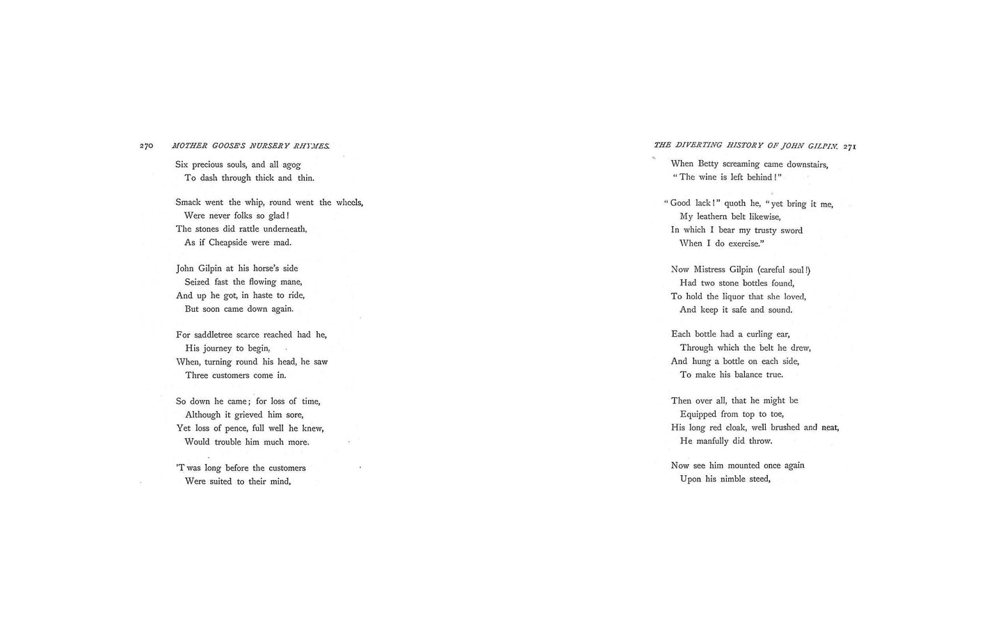 Mother Goose's Nursery Rhymes
