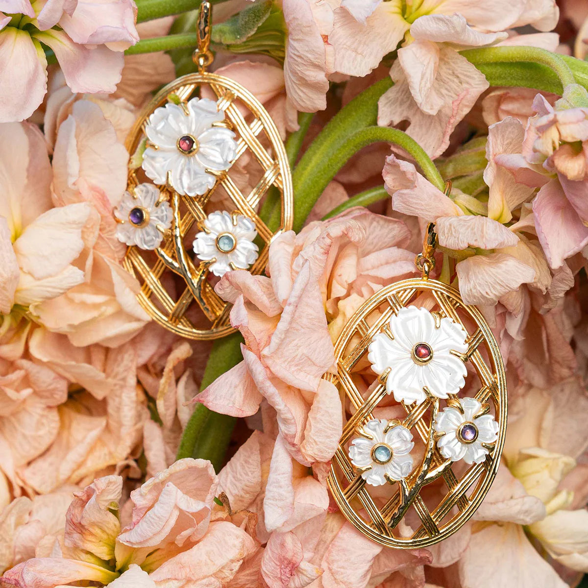VILLANDRY
Lattice Earrings - Multi