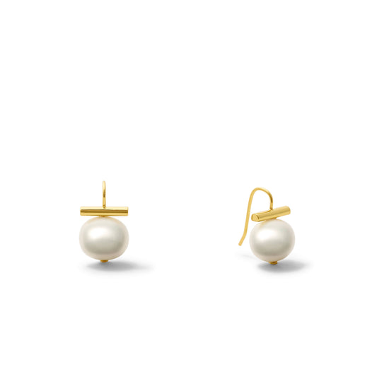 Petite + Sweet Pebble Pearls Oxblood