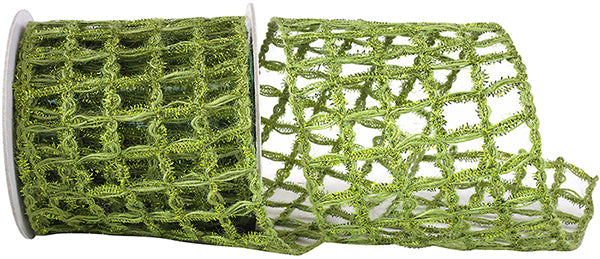 Green Jute Box Sparkle Ribbon Roll