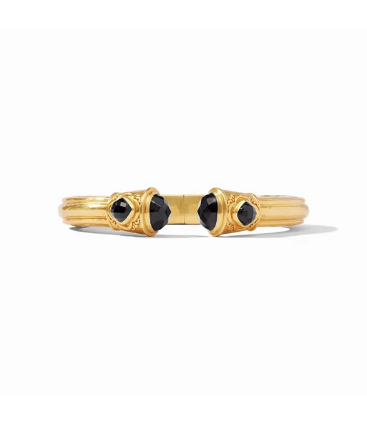 Julie Vos Cannes Demi Cuff Obsidian Black