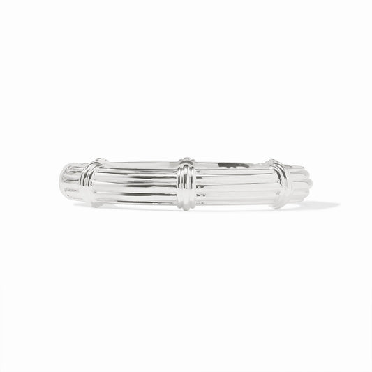 Julie Vos Portofino Demi Hinge Bangle Silver