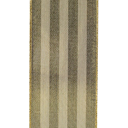 Black & White Striped Sparkle Ribbon Roll