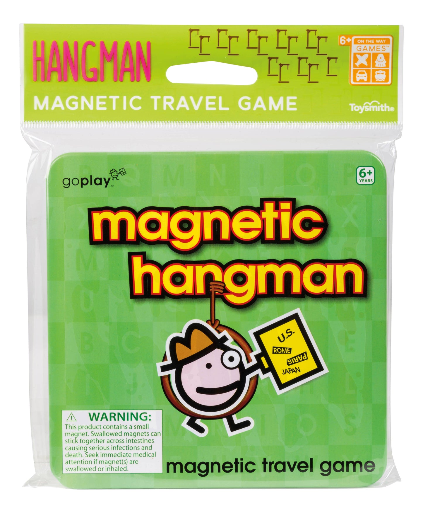 On the Way Games Magnetic Travel Games, 6 Games, 24/Display