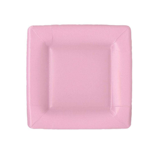 Caspari Salad/Dessert Plates: Grosgrain Border