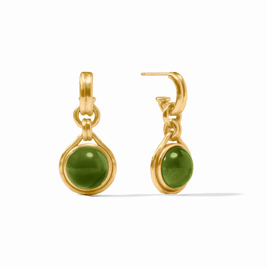 Julie Vos Solara Hoop & Charm Earring